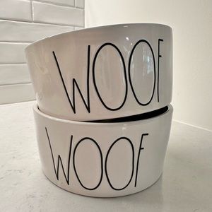 Rae Dunn Dog Bowl Set NWOT